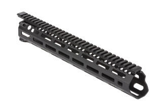 Daniel Defense 13.5in MFR XL freefloat handguard features a robust mounting system, M-LOK compatibility, and expanded internal diameter